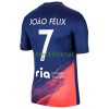 Maillot de Supporter Atlético Madrid Joao Felix 7 Extérieur 2021-22 Pour Homme